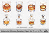 Whiskey Decanter Clipart Bundle