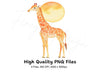 Giraffe Clipart Bundle