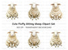 Cute Sheep Clipart Bundle