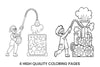 Winter Science Fun Coloring Books
