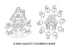 Gingerbread House Friends Coloring Books