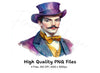 Victorian Gentlemen Clipart Bundle