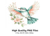 Birds and Floral Clipart Bundle