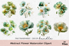 Abstract Flower Clipart Bundle