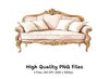Luxury Vintage Sofas Clipart Bundle