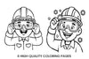 Safety Goggles Kids Coloring Books