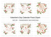 Valentine's Day Calendar Clipart Bundle