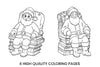 Santa Clausfor Kids Coloring Books