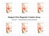 Large Bloom Tumbler Clipart Bundle