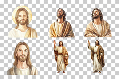 Jesus Religious Illustration Clipart Bundle - CraftNest - Digital Crafting and Art