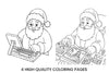 Santa Space Adventure Coloring Books