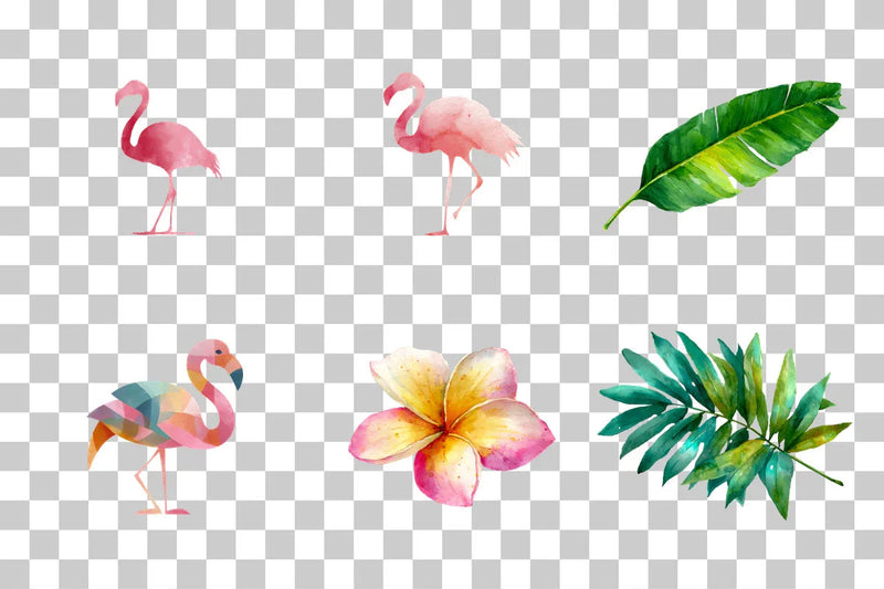 Flamingo Clipart Bundle - Etb197 - CraftNest - Digital Crafting and Art