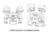 Christmas Snow GlobeFun Coloring Books
