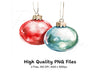 Festive Baubles Clipart Bundle