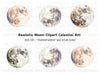 Moon Phases Clipart Bundle