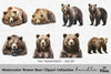 Brown Bear Clipart Bundle