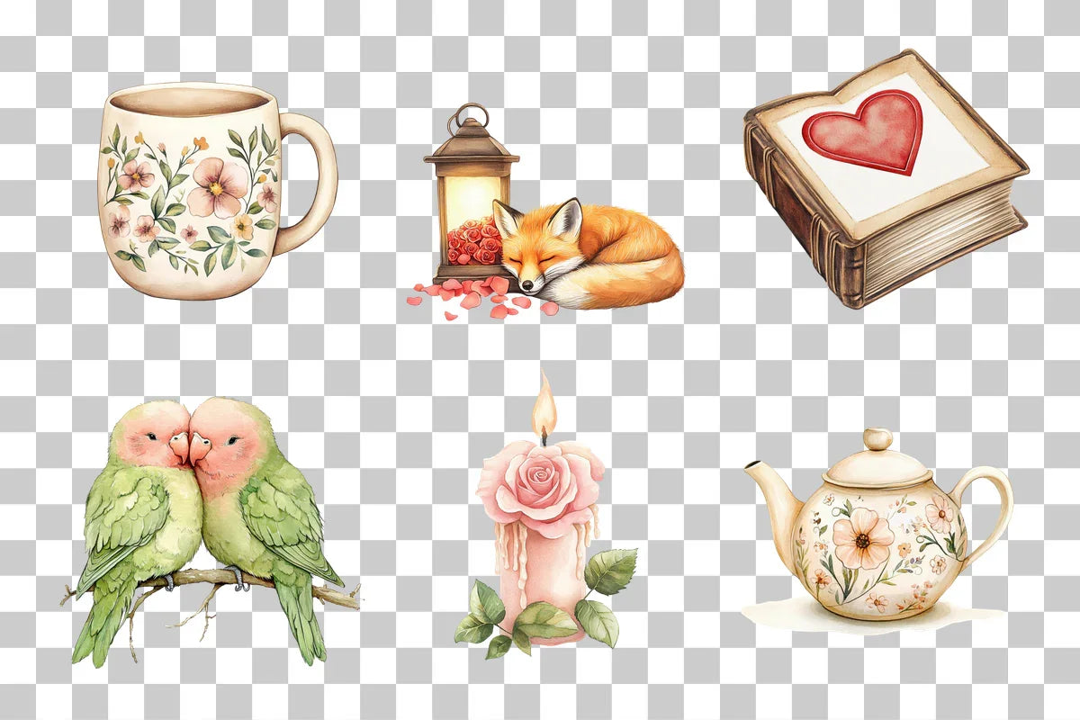 Sweet Cozy Moments Clipart Bundle - CraftNest - Digital Crafting and Art