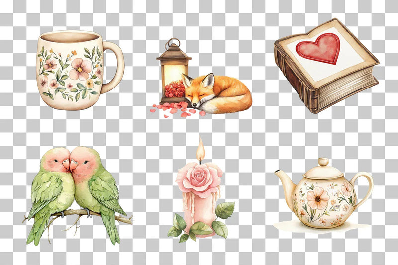 Sweet Cozy Moments Clipart Bundle - CraftNest - Digital Crafting and Art