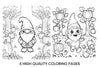 Gnome Pumpkin Patch Coloring Books