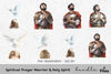 Spiritual Prayer Warrior Holy Spirit Clipart Bundle