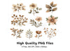 Boho Floral Clipart Bundle