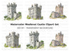 Medieval Castles Clipart Bundle