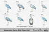 Heron Bird Clipart Bundle
