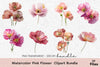 Pink Flower Clipart Bundle 404