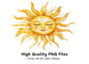 Sun Face Clipart Bundle