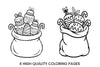 Christmas Gift Bags Coloring Books