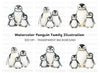 Charming Baby Penguin Clipart Bundle