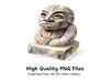 Mystical Stone Idols Clipart Bundle