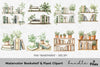 Bookshelf Plant Clipart Bundle