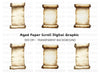 Vintage Scroll Clipart Bundle