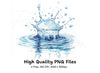 Water Splash Clipart Bundle