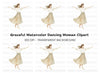 Woman Dancing Clipart Bundle