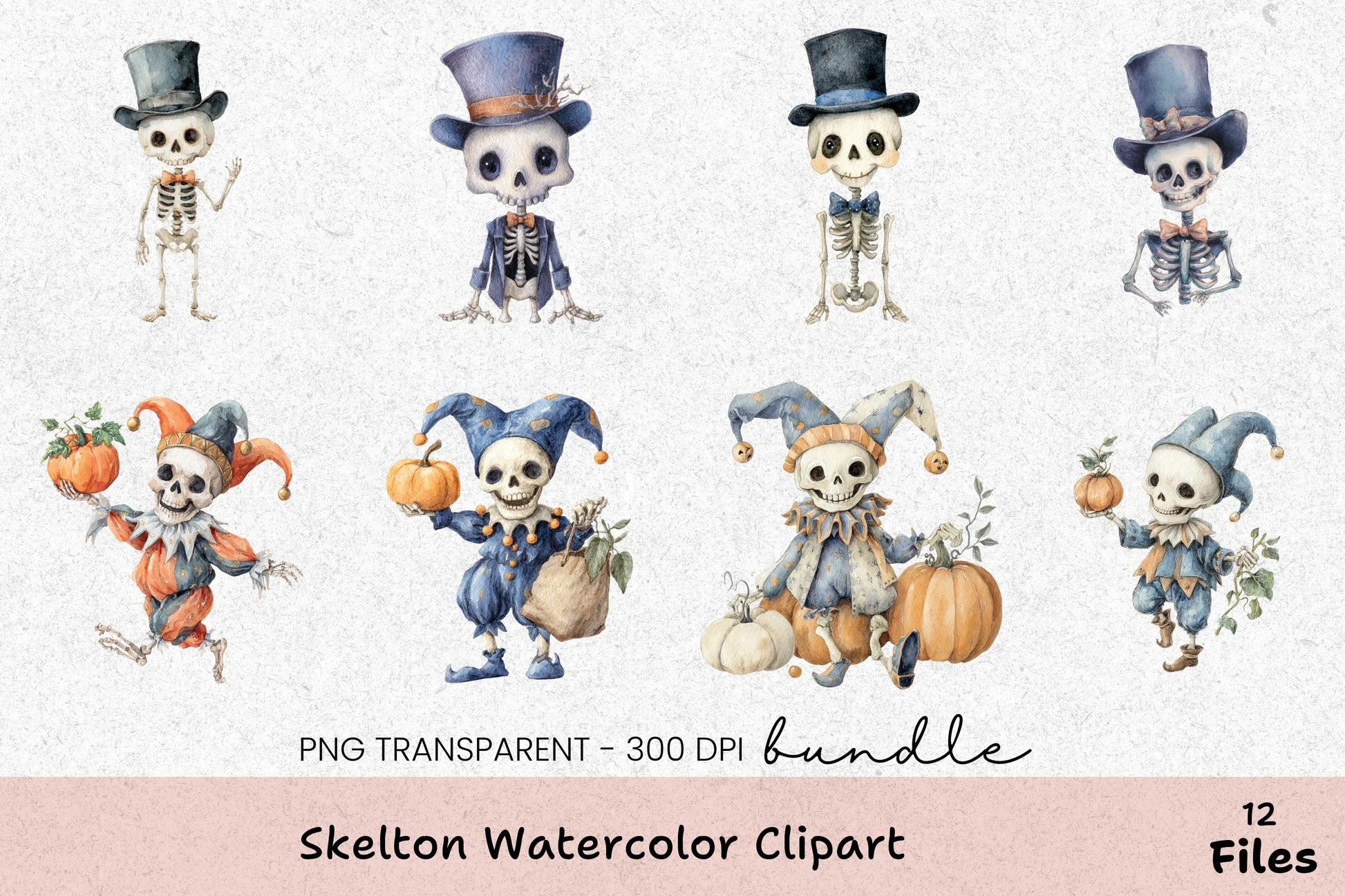 Skelton Clipart Bundle - CraftNest - Digital Crafting and Art