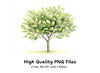 Lush Green Foliage Tree Clipart Bundle