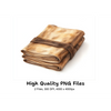 Vintage Leather Scroll and Old Book Clipart Bundle