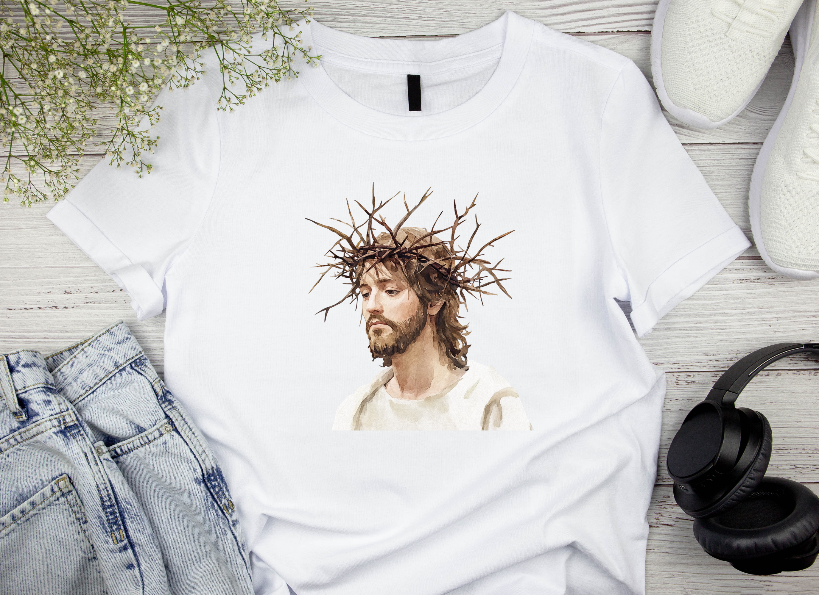 Jesus Crown of Thorns Clipart Bundle
