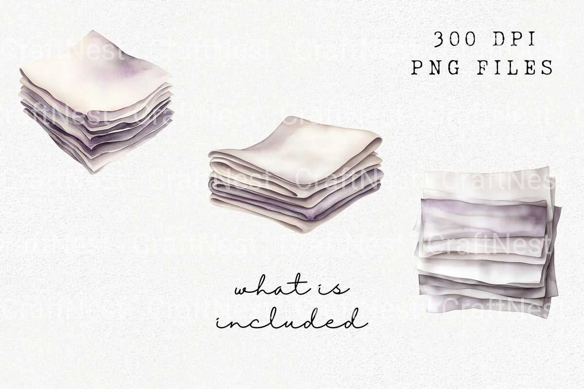 Folded Fabric Designs Clipart Bundle