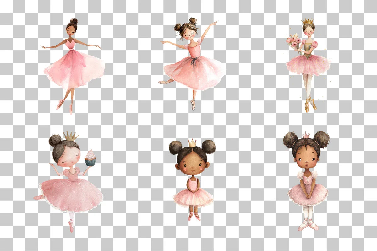 Ballerina Clipart Bundle - CraftNest - Digital Crafting and Art