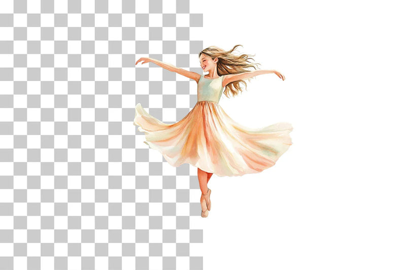 Girl Dancing Clipart Bundle - CraftNest - Digital Crafting and Art