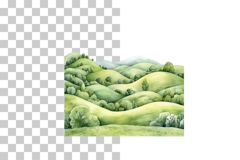Enchanted Storybook Landscape Clipart Bundle - CraftNest - Digital Crafting and Art