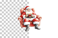 Festive Santa Claus Clipart Collection Bundle - CraftNest - Digital Crafting and Art