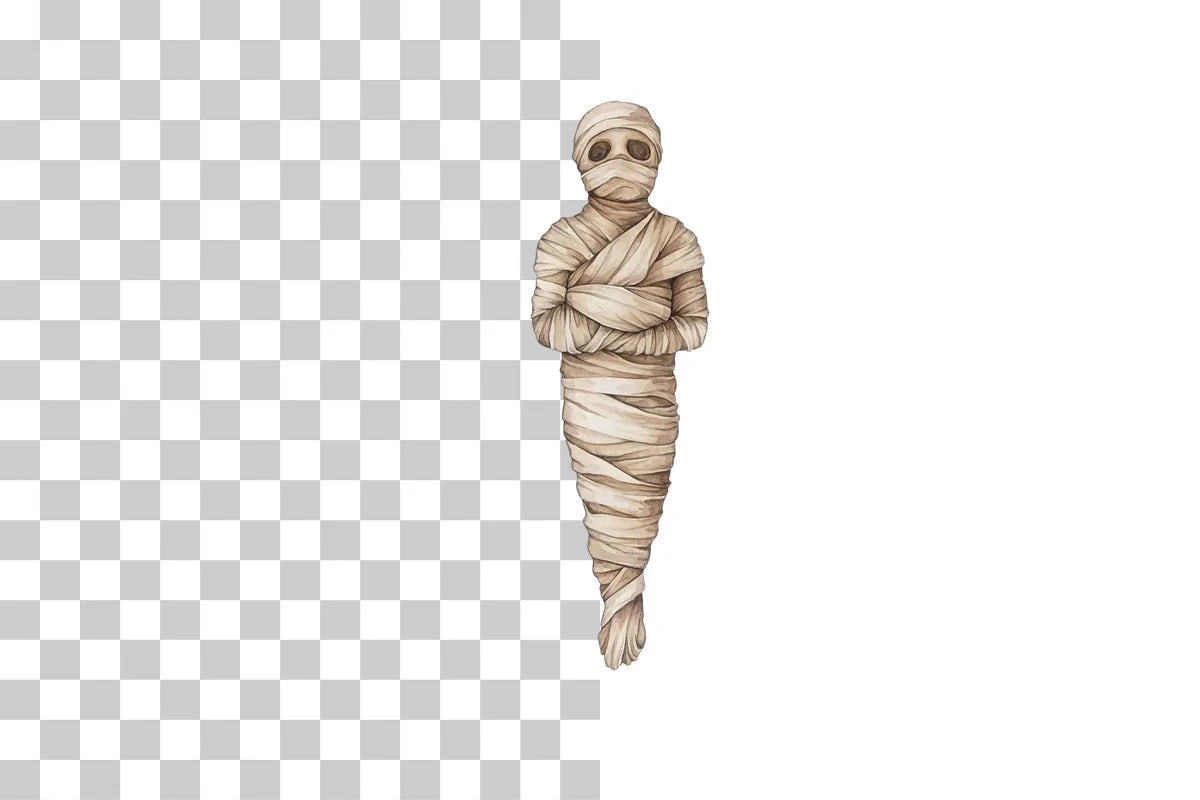Halloween Mummy Character Clipart Bundle - CraftNest - Digital Crafting and Art