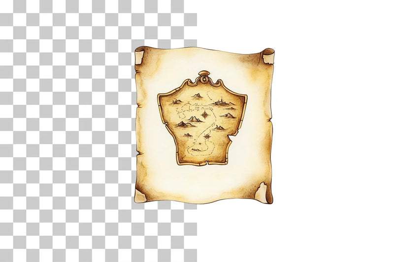 Pirate Treasure Map Clipart Bundle - CraftNest - Digital Crafting and Art