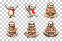 Sloth Workout Clipart Bundle - CraftNest - Digital Crafting and Art