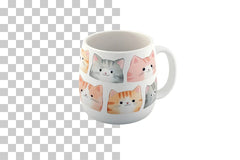 Cute Cats Mug Wrap Design Bundle - CraftNest - Digital Crafting and Art