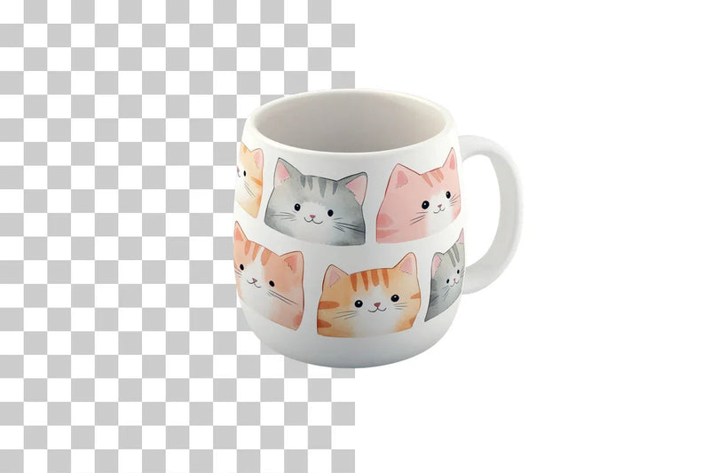 Cute Cats Mug Wrap Design Bundle - CraftNest - Digital Crafting and Art
